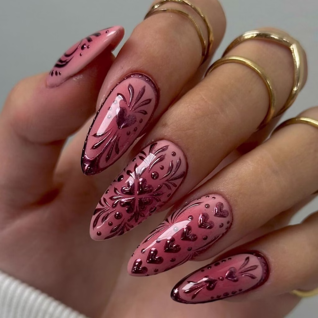 I Heart Valentine's Nails - 21 of the Cutest